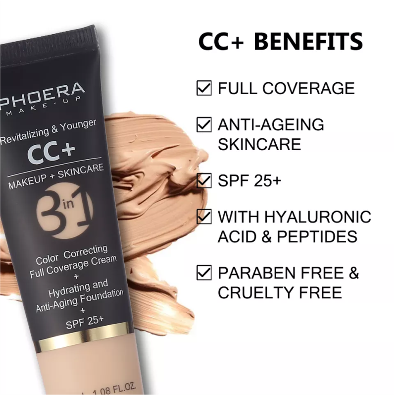 PHOERA CC+ Cream Foundation SAMPLES TO TEST COLOUR