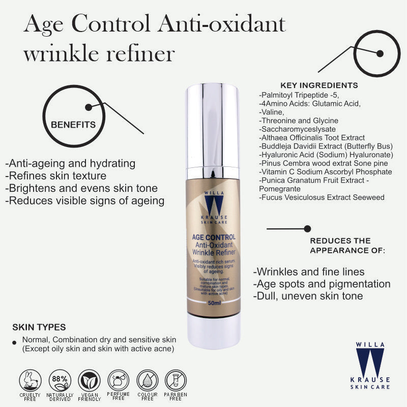 Willa Krause - Age Control Anti-Oxidant Wrinkle Refiner 50ml