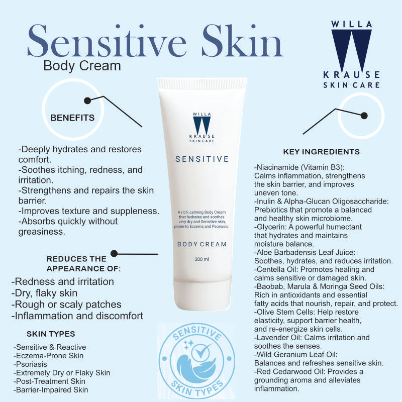 Willa Krause Sensitive Skin - Body Cream 200ml