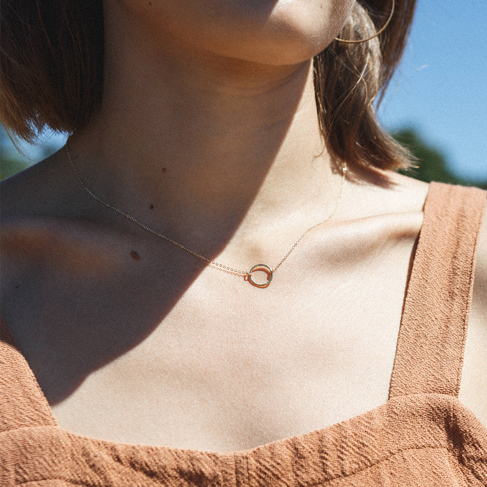 Open Ring Necklace