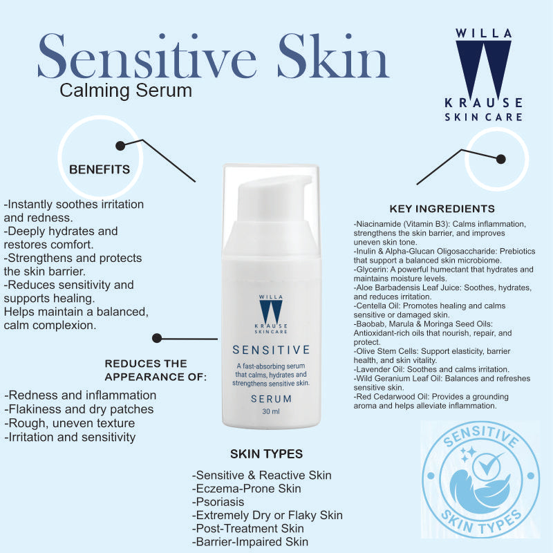 Willa Krause Sensitive Skin - Calming Serum 30ml
