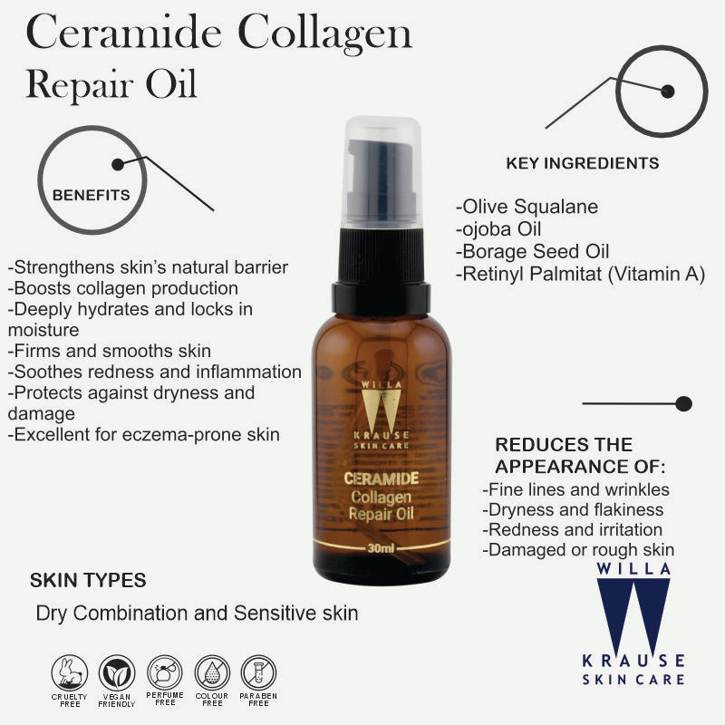 Willa Krause- Ceramide Collagen Repair Oil 30ml