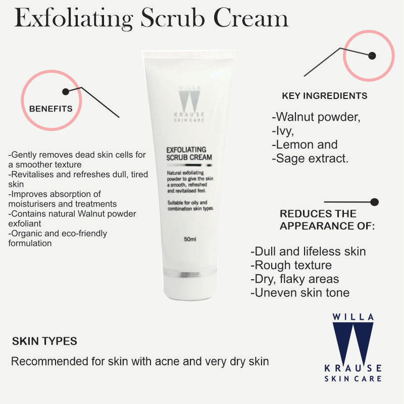 Willa Krause - Exfoliating Scrub Cream 50ml