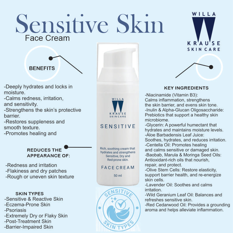 Willa Krause Sensitive Skin - Face Cream 50ml