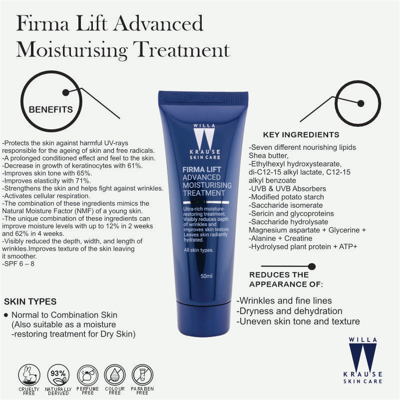 Willa Krause  - Firma Lift Advanced Moisturising Treatment 50ml