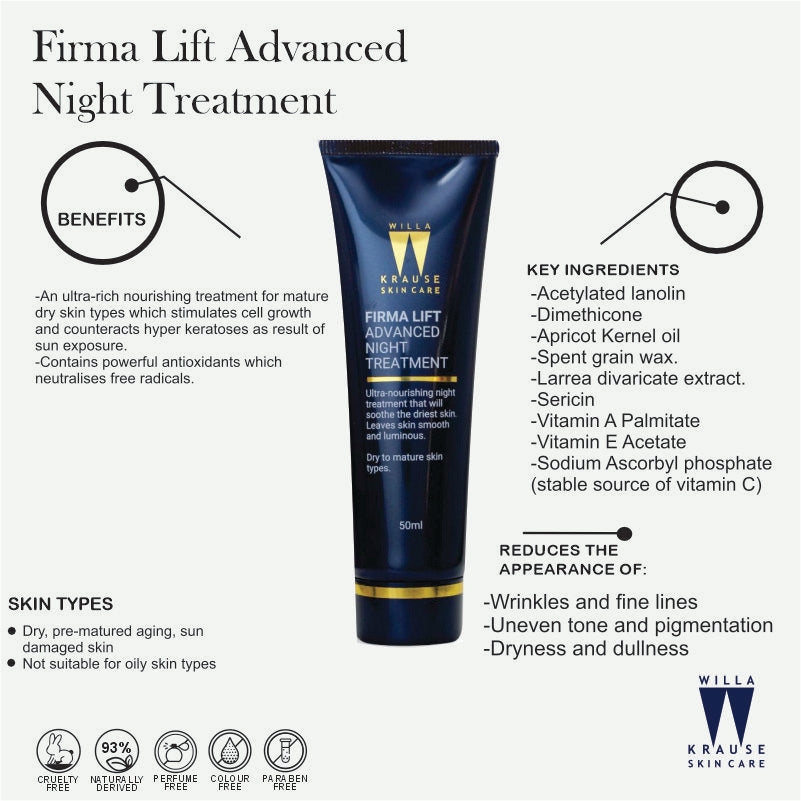 Willa Krause - Firma Lift Advanced Night Treatment 50ml