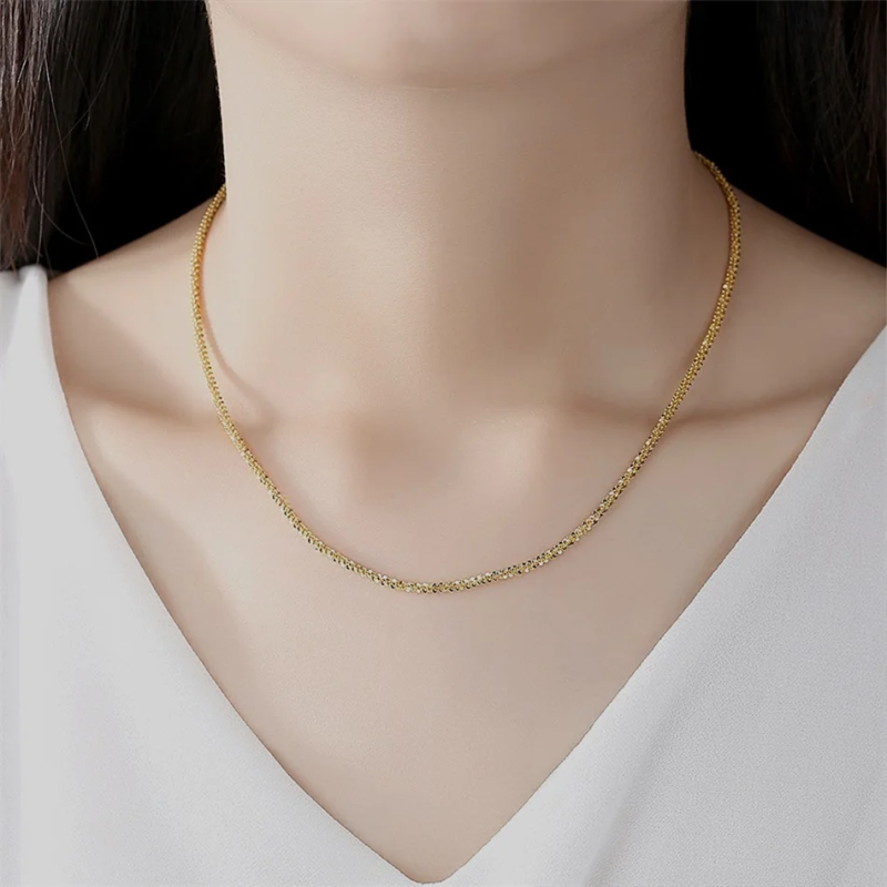 Surgical Steel Cauliflower Chain Choker Necklace