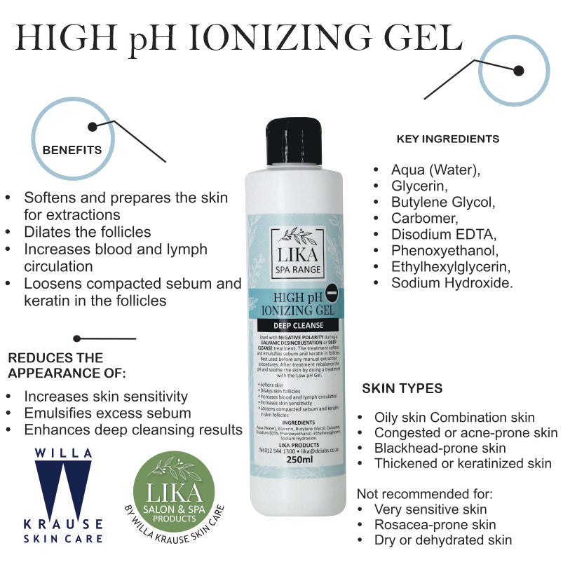 LIKA High pH Ionizing Gel – Deep Cleansing Preparation Gel