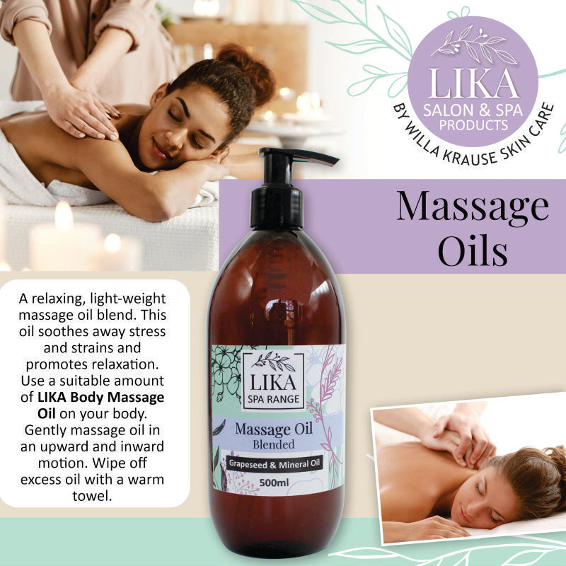 Willa Krause - Lika Salon and Spa Products - Massage Oils