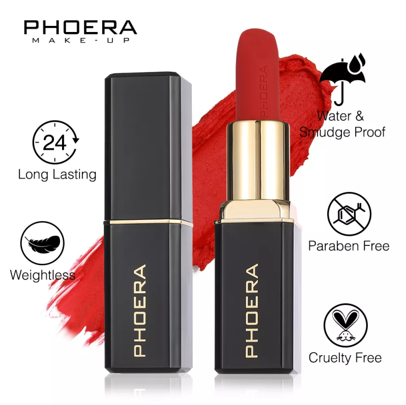 PHOERA 24 HRS Non Transfer Matte Lipstick