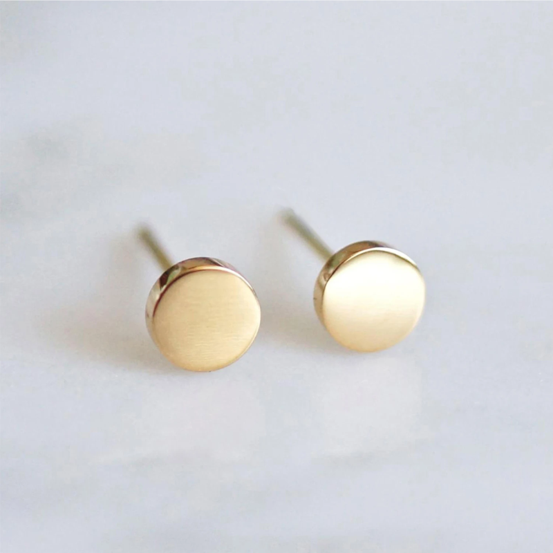 Surgical Steel Classic Round Earring Studs