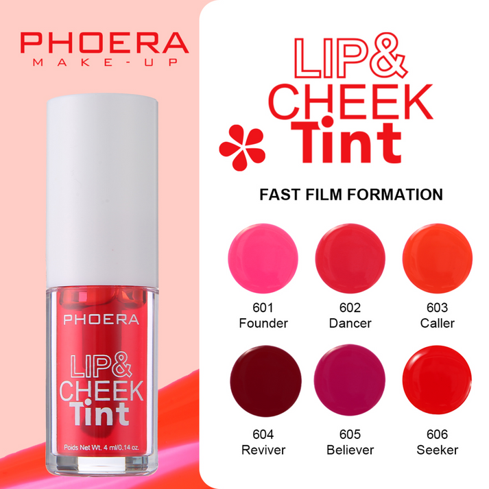 PHOERA Lip & Cheek Tint Stain Matte Finish – Phoera Cosmetics