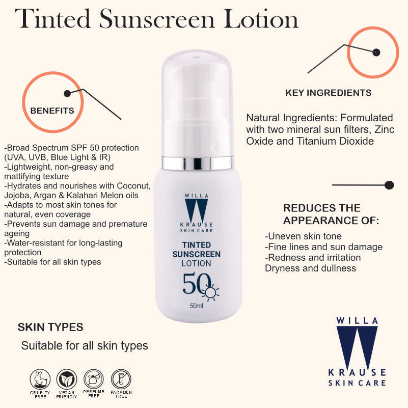 Willa Krause - Tinted Sunscreen SPF 50 - 50ml