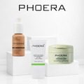 PHOERA Soft Matte Foundation, Matt Makeup Primer &  Cleansing Balm Trio