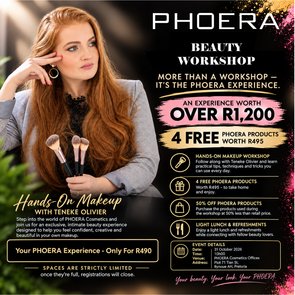 PHOERA IN-HOUSE BEAUTY WORKSHOP - PRETORIA