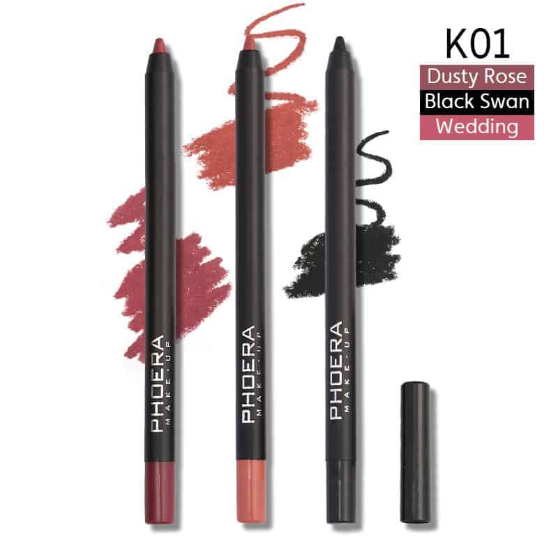 PHOERA Matte Lip Liner & Eyeliner Kit